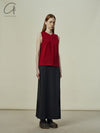 SWAYING 25 Early Spring Cardigan Vest SW-SW25PS1T09-ZAOHONG Red SW25PS1T09